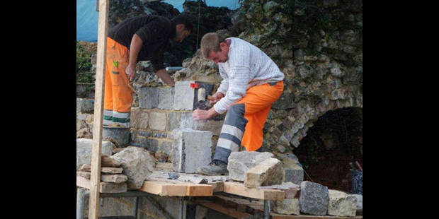 Le four à chaux est en cours de restauration - DH Les Sports+