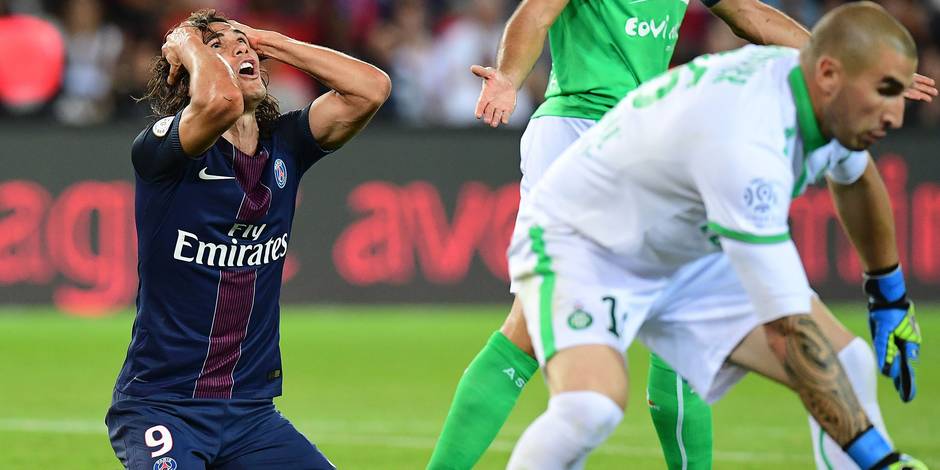 Ligue 1: le PSG tenu en échec par Saint-Etienne