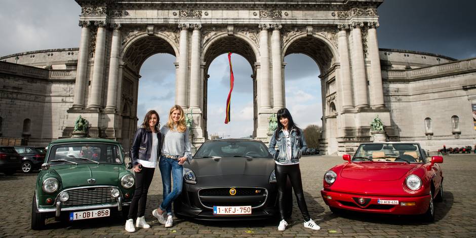 Bruxelles - Parc du cinquantenaire: Top Gear - filles - RTL